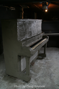 concrete piano